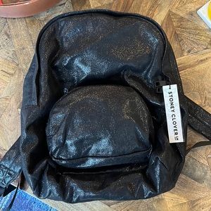 Stoney Clover Lane Black Sparkle Backpack